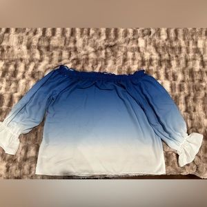 New York & Company off the shoulder blouse